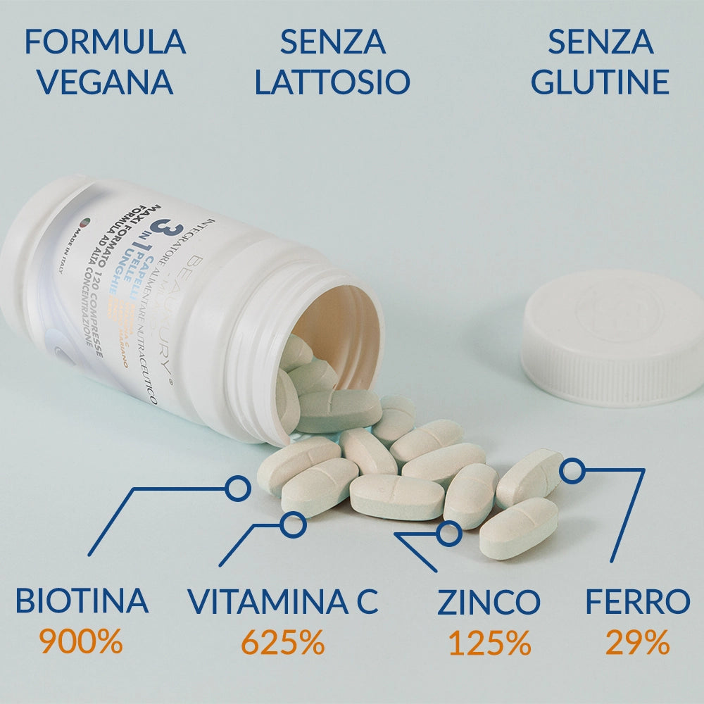 biotina capelli fragili vitamina c caduta calvizia