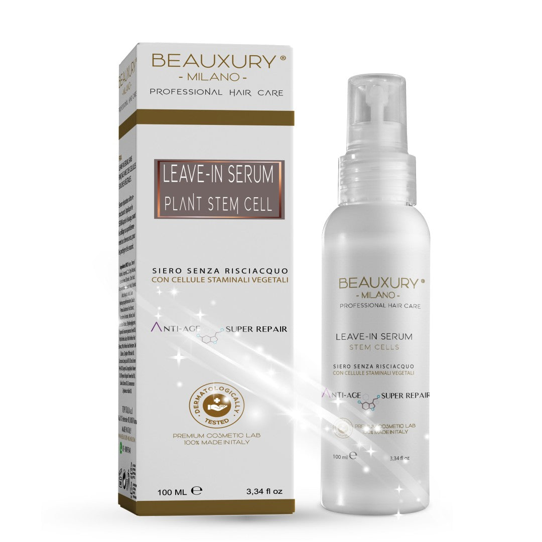 Leave In Serum per Capelli Lisci e Mossi con Cellule Staminali Vegetali e Bava di Lumaca