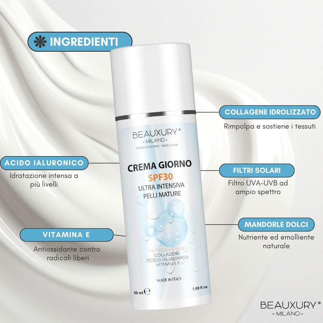 Crema Giorno SPF30 Ultra Liftante per Pelli Mature (+35) | 50 ML
