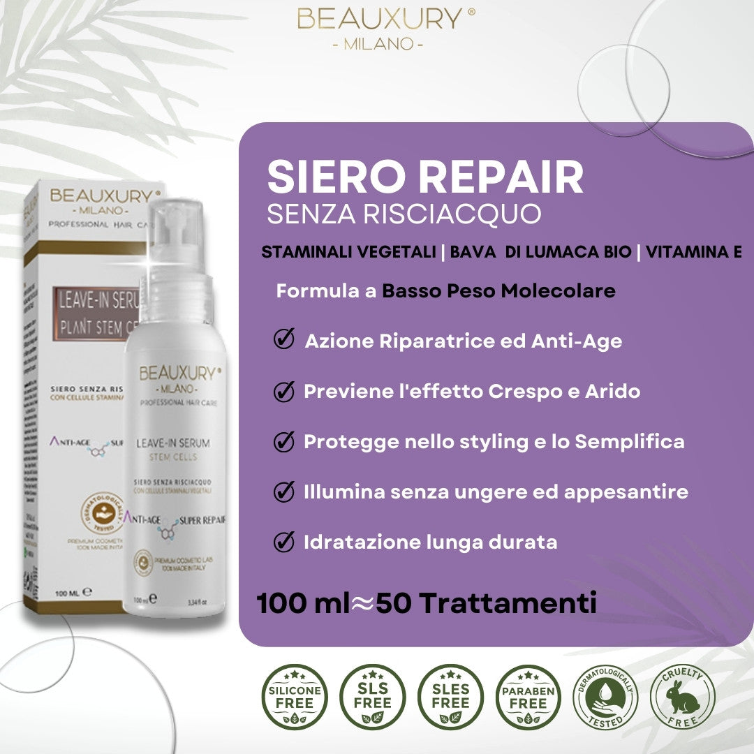 Trattamento Ricostruzione No Yellow con Filler Serum e Fiale Anticaduta Procapil 5% | Ricostruzione Intensiva | Bundle Kit Promozionale | Biotina | Pro Vitamin Complex