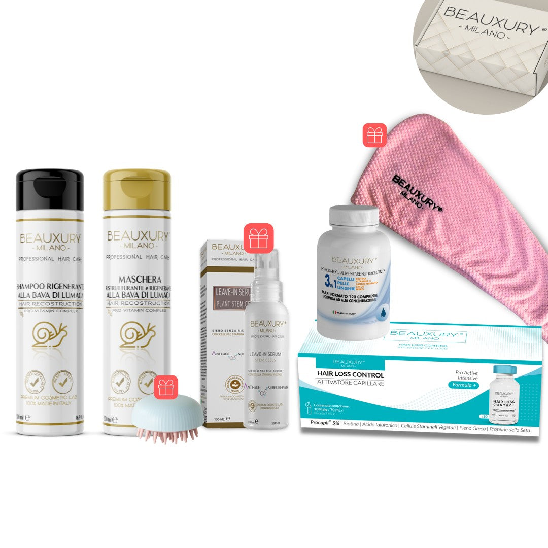 Trattamento Ricostruzione Pro Hair Care | Bava di Lumaca | Cheratina | Pro Vitamin Complex | Staminali Vegetali