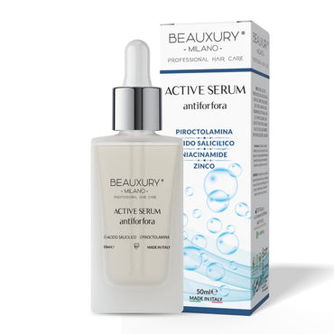 Siero Cute Antiforfora 50 ml Beauxury Milano – Trattamento Leave-In Purificante con Piroctone Olamine, Acido Salicilico, Niacinamide e Zinco