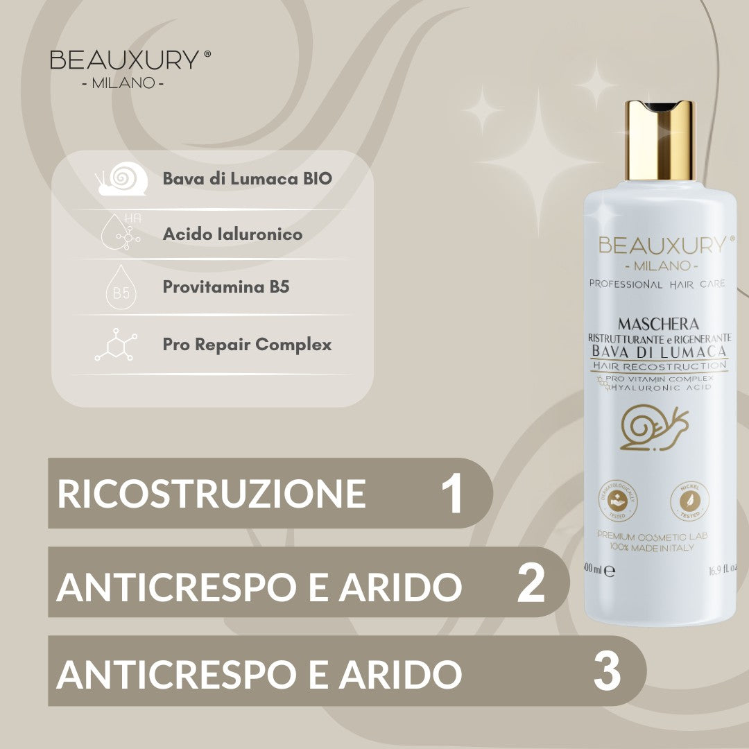 Maschera Ricostruzione Capelli Danneggiati 500 ML