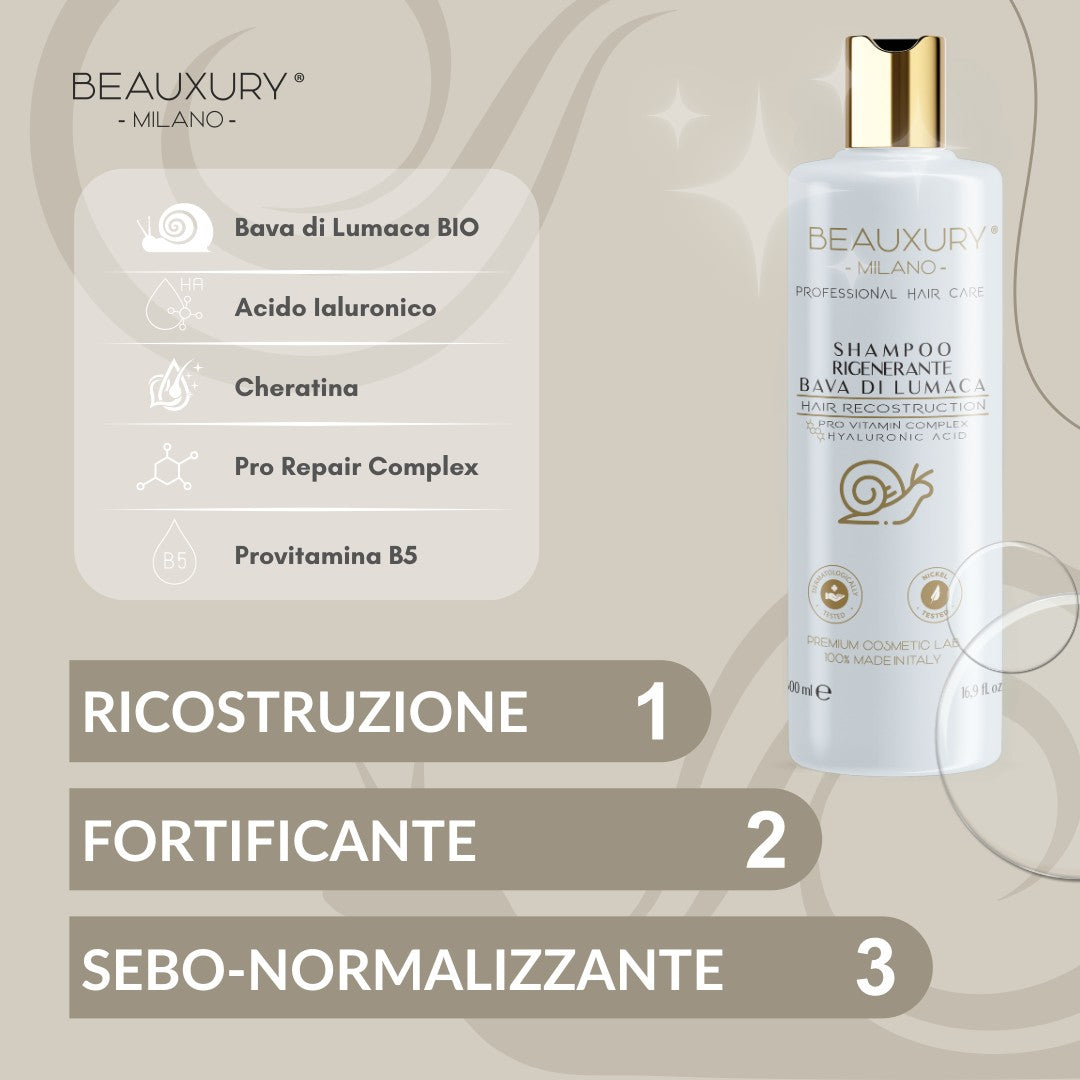 Shampoo Ricostruzione Capelli Danneggiati 500 ML