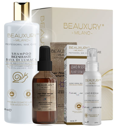 Filler Lamellare Capelli Danneggiati Ricostruzione Intensiva in 3 Minuti | Special Bundle Pro Vitamin Complex |