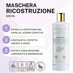 Kit Ricostruzione Ricci: Shampoo + Maschera + Curly Leave In + Gel Definizione + Setificante Shine Oil | ProVitaminComplex Bundle