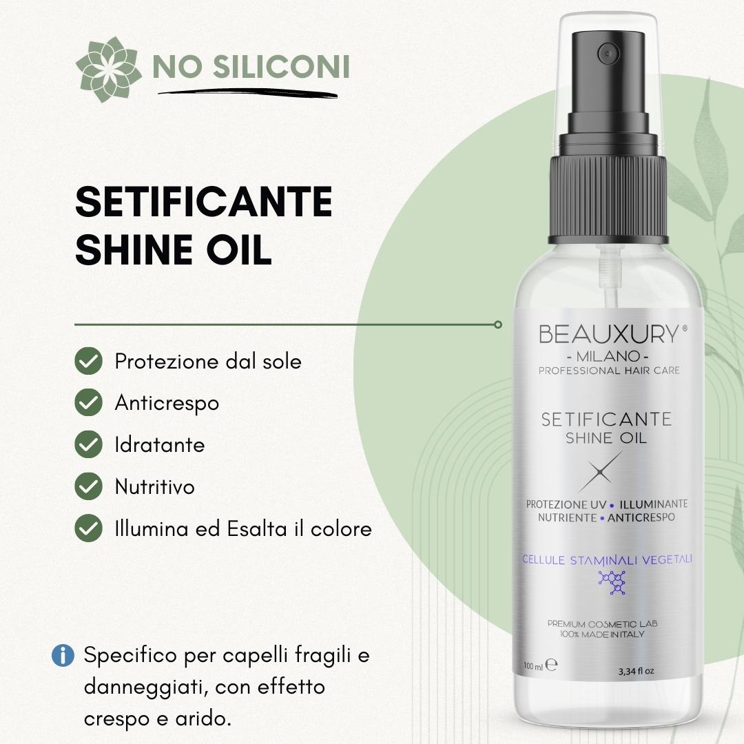 Setificante Shine Oil | Protezione UV, Illuminante, Nutriente, Anticrespo