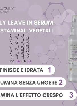 Curly Leave In Serum Staminali Vegetali 100ml | Capelli Ricci