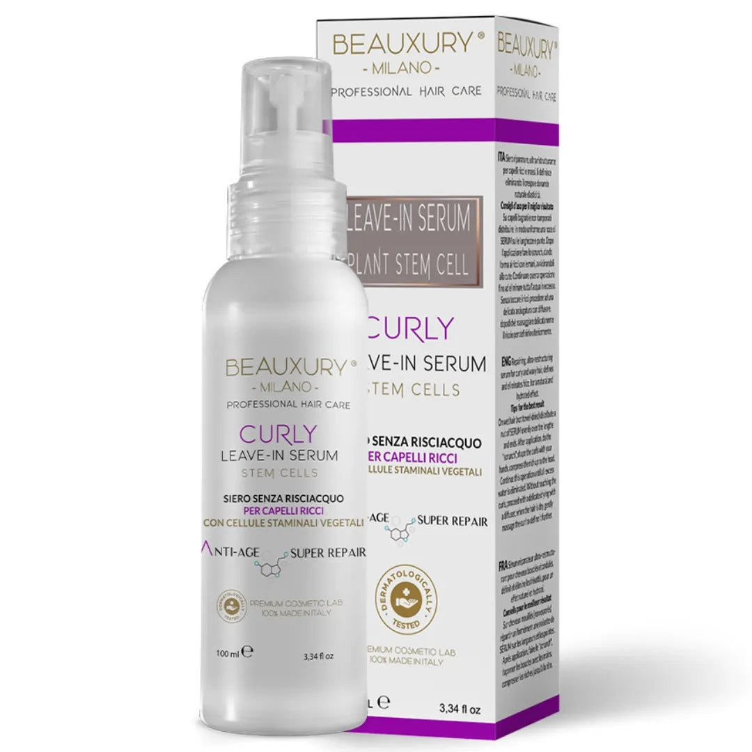 Curly Leave In Serum Staminali Vegetali 100ml | Capelli Ricci