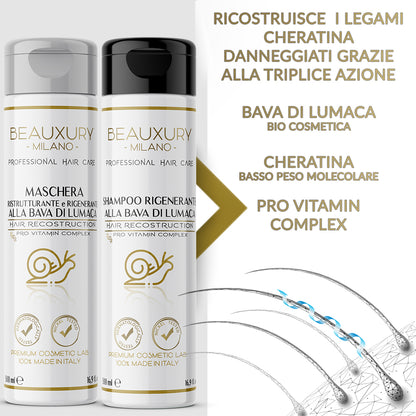 Kit Pro Hair Care | Trattamento Ricostruzione | Limited Edition | 3 in 1 Pro Vitamin Complex |