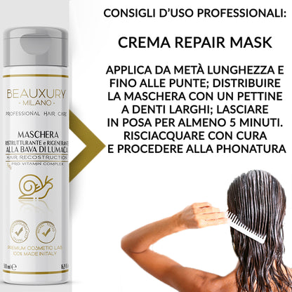 Kit Pro Hair Care | Trattamento Ricostruzione | Limited Edition | 3 in 1 Pro Vitamin Complex |